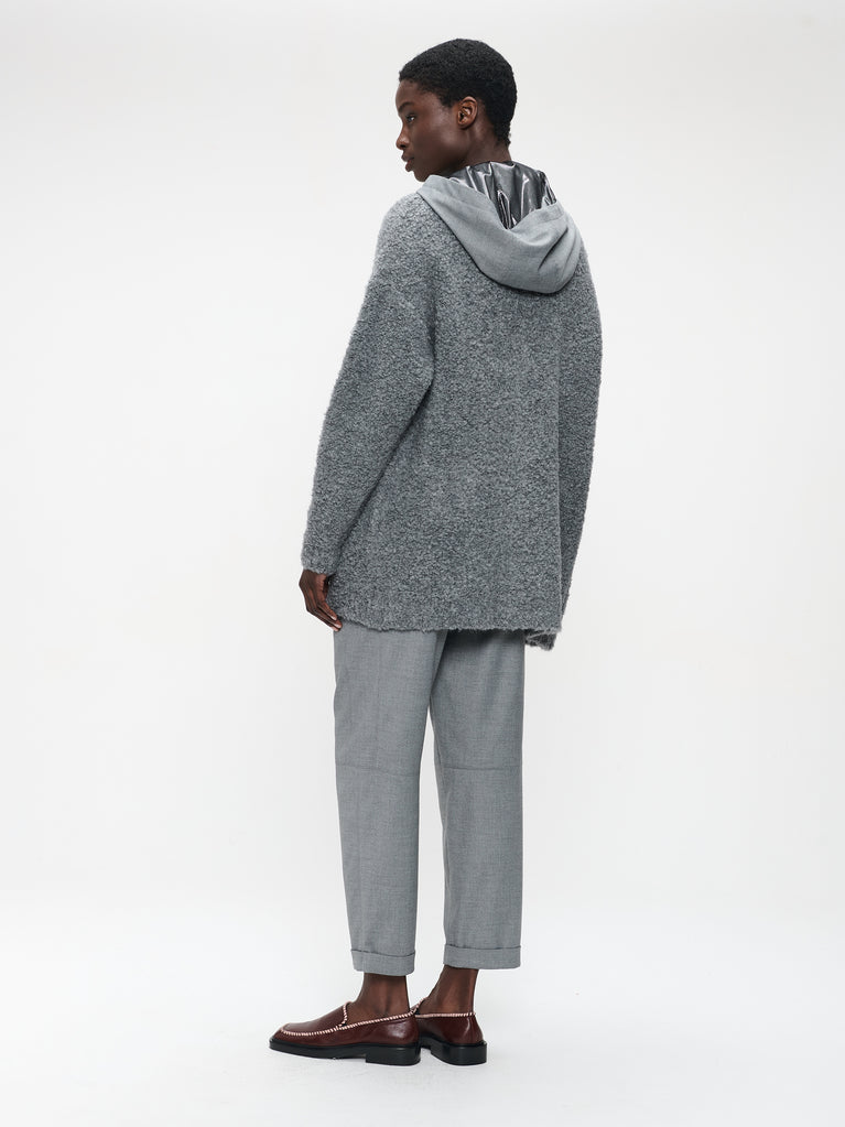 Cardigan boucle 25574 | Dark Grey