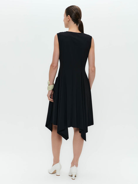 Caro WS dress technical jersey | Black