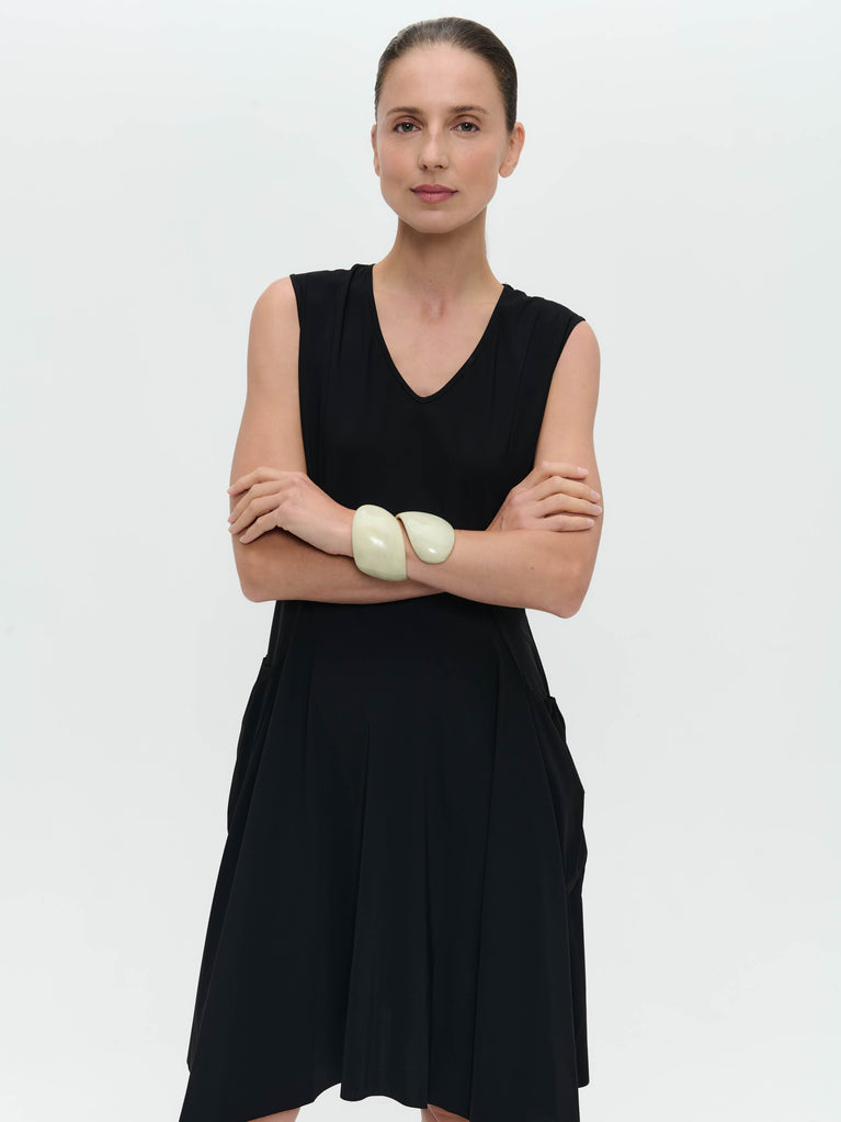 Caro WS dress technical jersey | Black