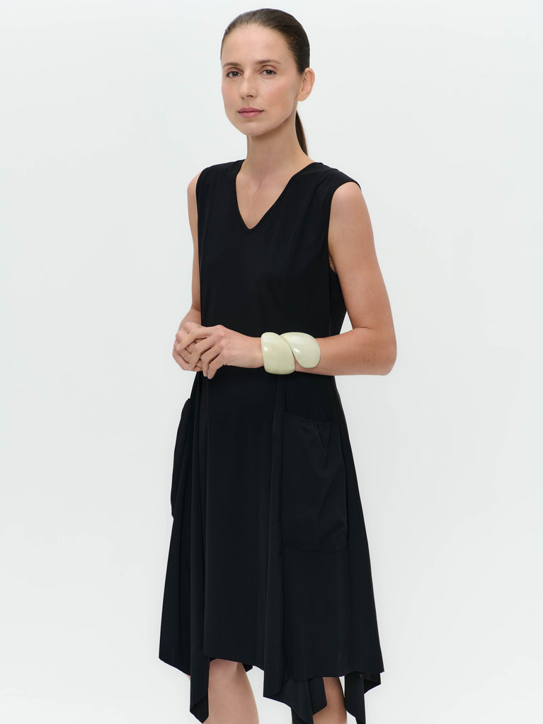 Caro WS dress technical jersey | Black
