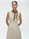 Satomi tafeta dress | Beige