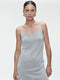 Knit Viscose lurex Dress E23107R | Silver