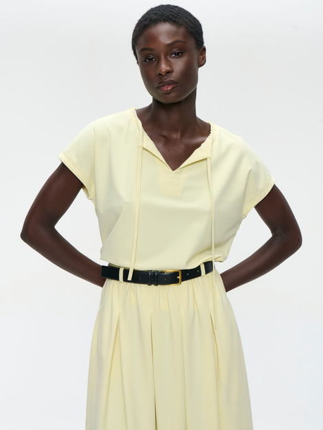 Carla top technical jersey | Yellow