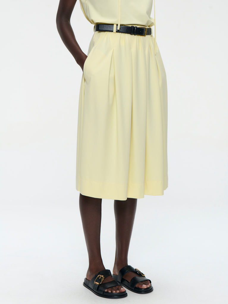 Timy skirt technical jersey | Yellow
