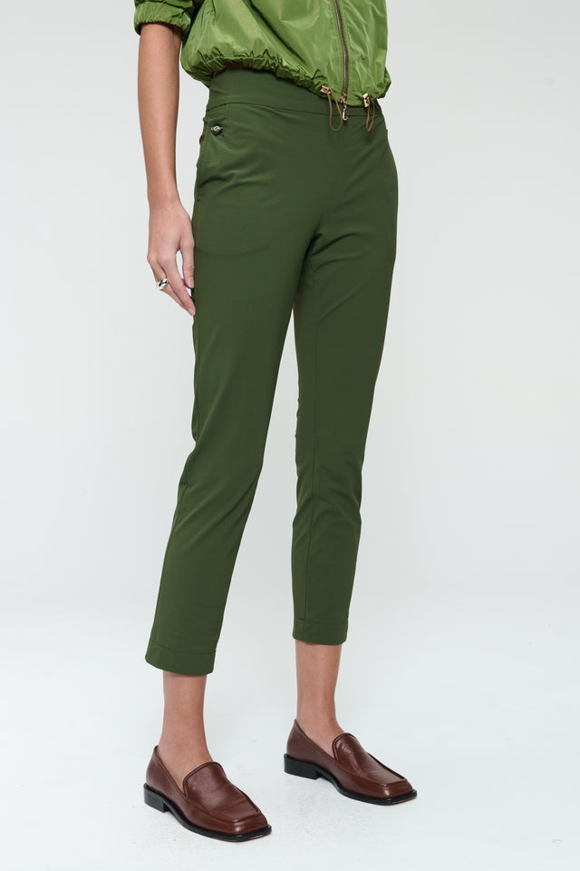 Lenny structure technical jersey pants Lenny structure technical jersey pants | Oliva green