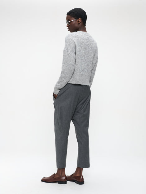 Klaus viscose pants | Dark Grey