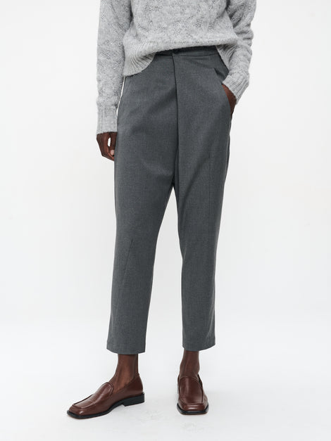 Klaus viscose pants | Dark Grey