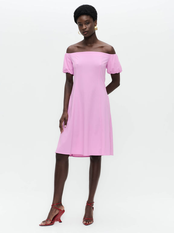 Goldie dress technical jersey | Pink