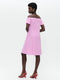 Goldie dress technical jersey | Pink