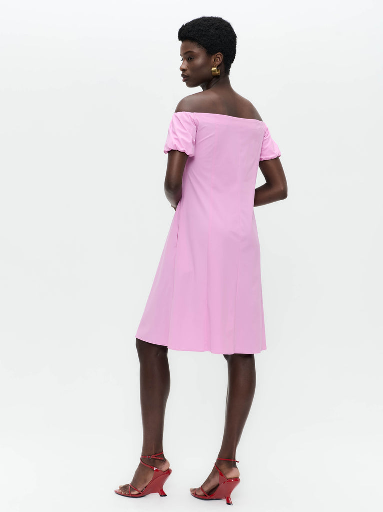 Goldie dress technical jersey | Pink
