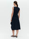 Cotton dress T549 | Dark Blue