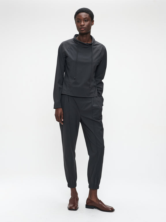 Lori strech technical jersey pants | Grey