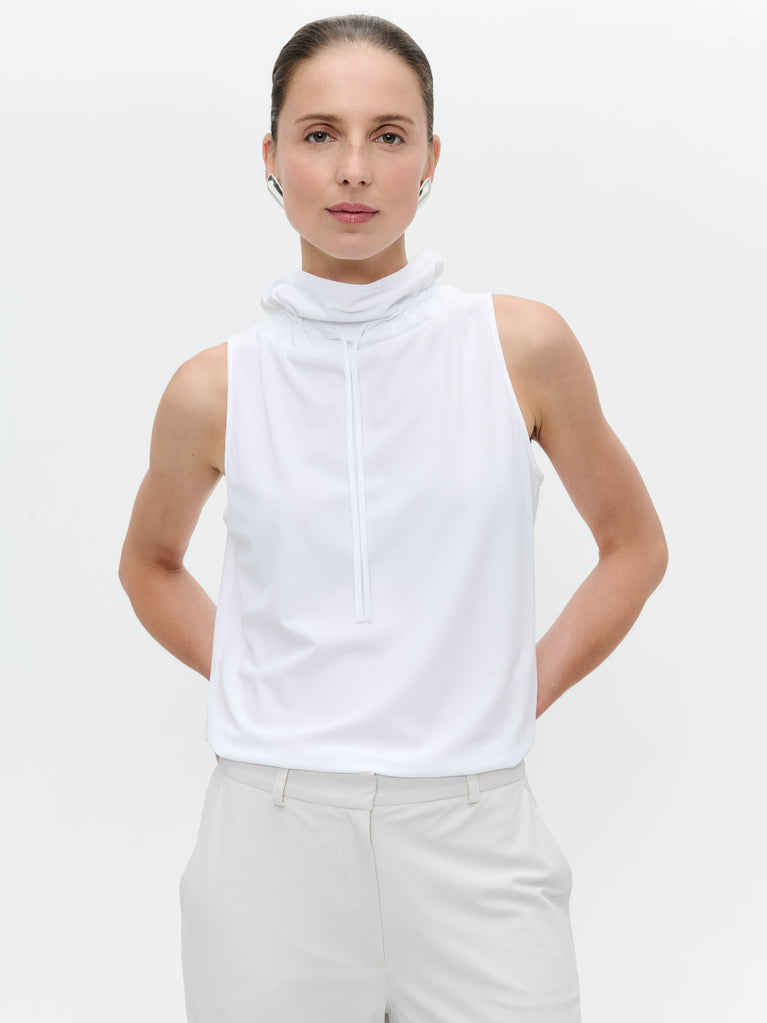 Malvo structure technical jersey top | White