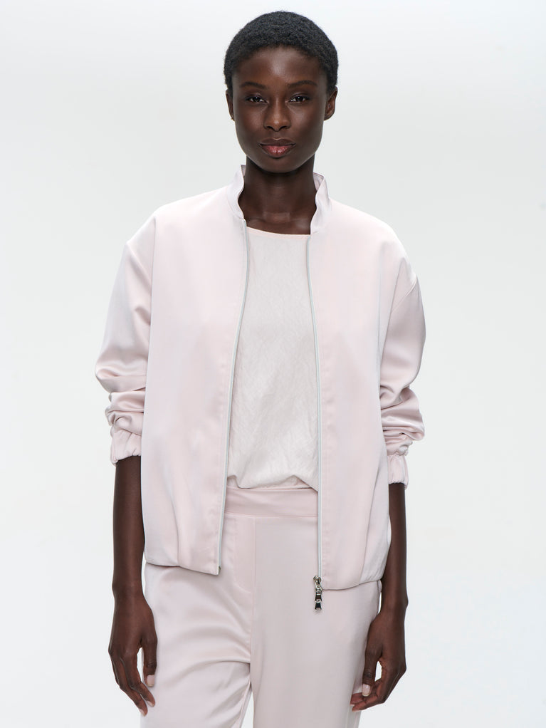 Ripasso saten bomber jacket | Quarzo