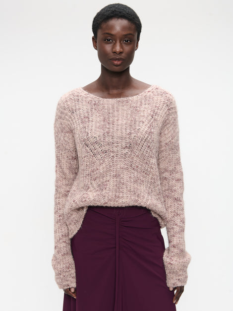 Pullover melange H23376 | Pink