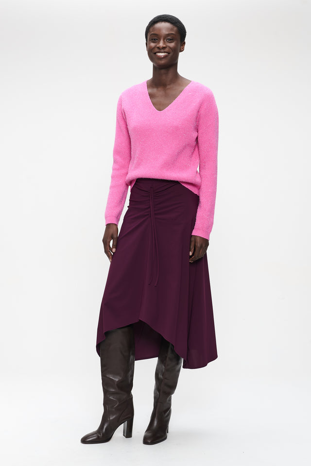 Pullover shiny viscose NB2470 Pullover shiny viscose NB2470 | Fuxia