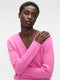 Pullover shiny viscose NB2470 | Fuxia