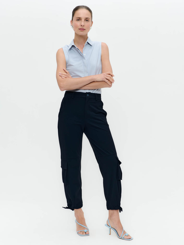 Trend pants technical jersey | Blue