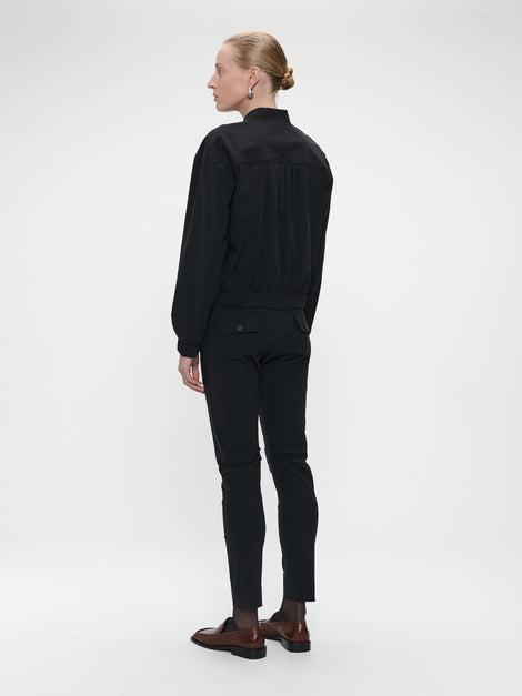 Sharon jacket brush tech jersey | Black