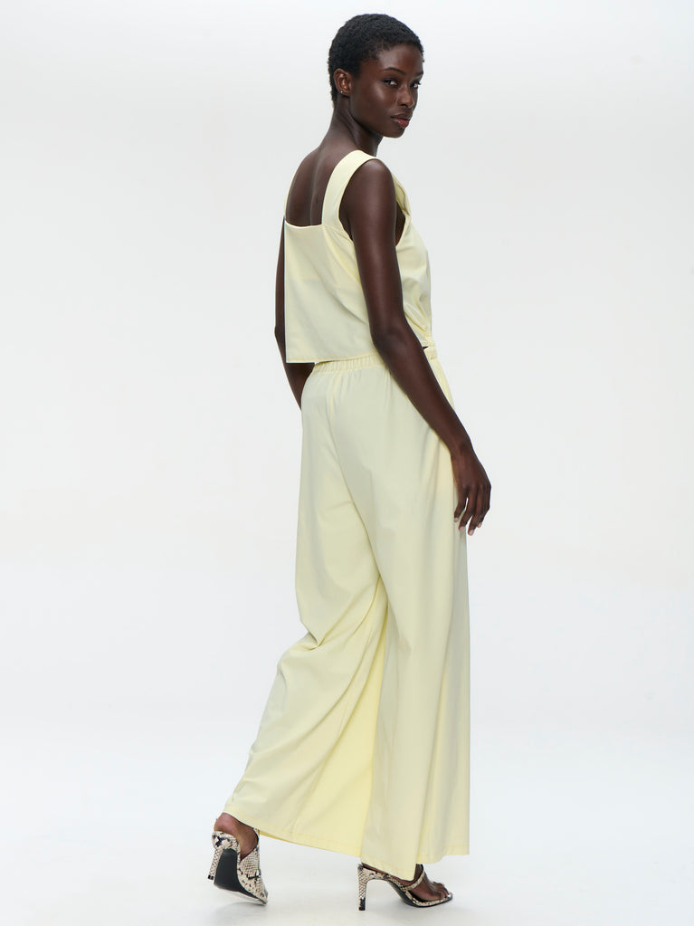 Mathilda jumpsuit technical jersey | Yellow