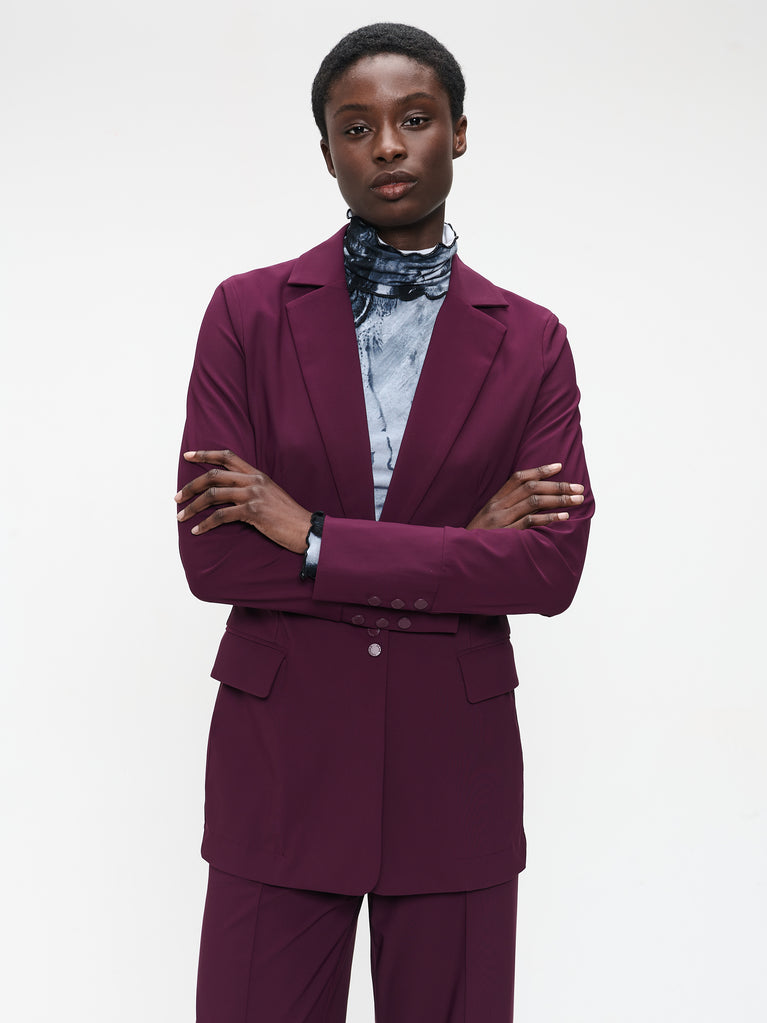 Viena blazer technical jersey | Cherry