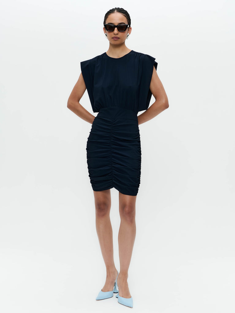Esther dress technical jersey | Blue