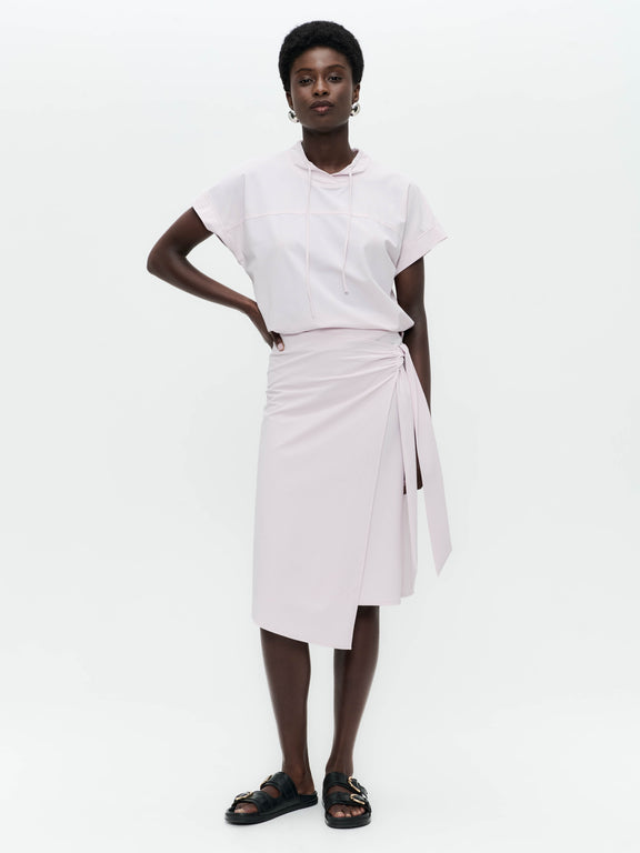 Lucca top technical jersey | Light Pudra