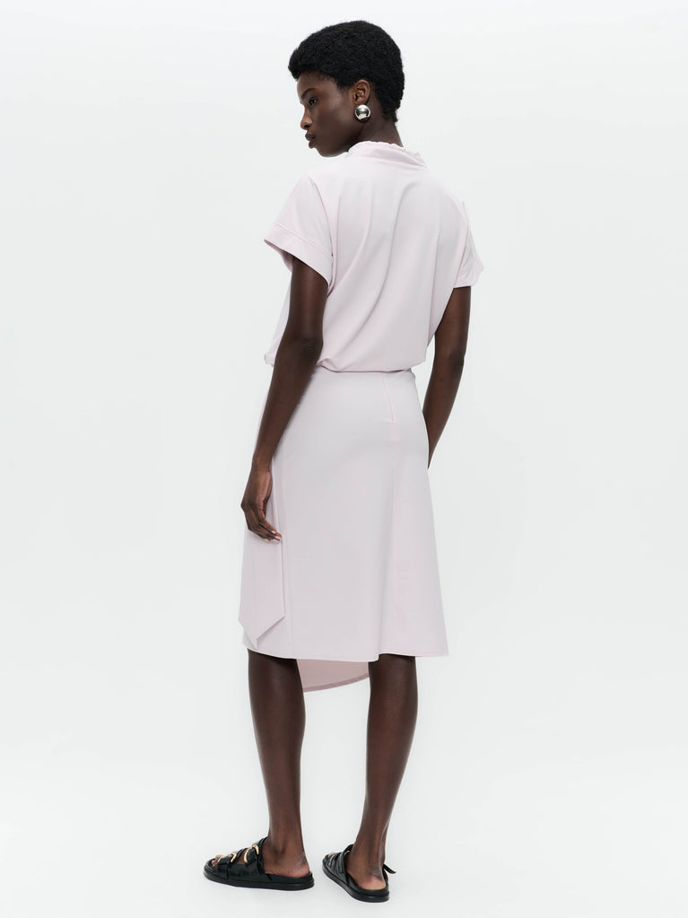 Lucca top technical jersey | Light Pudra