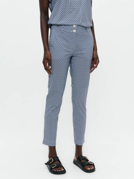 Joy pants technical jersey | Blue Melange