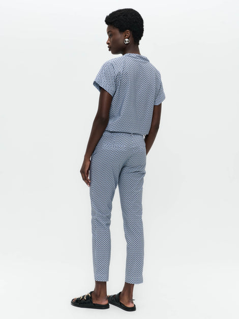 Joy pants technical jersey | Blue Melange