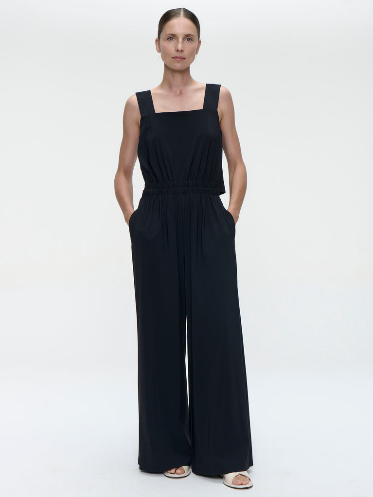 Mathilda jumpsuit technical jersey | Black