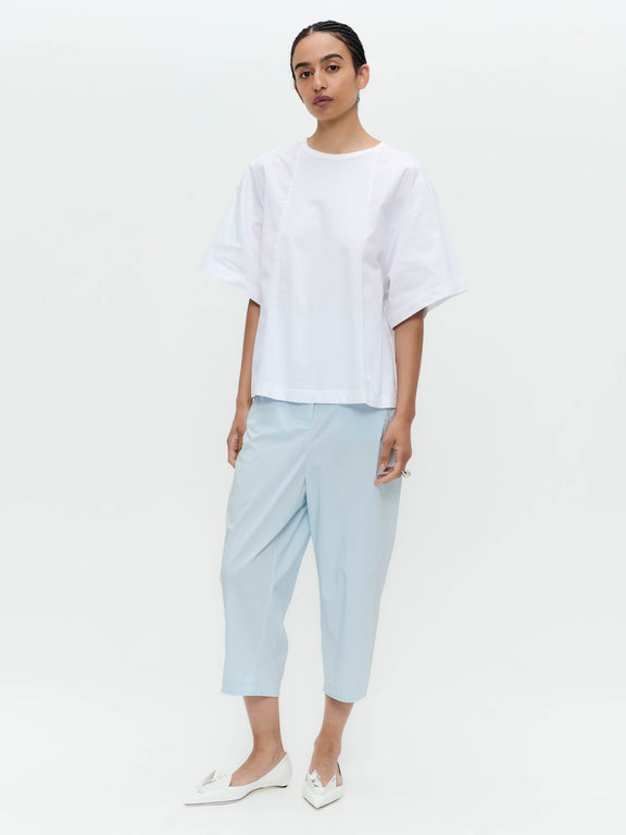 Carry mix cotton top | White