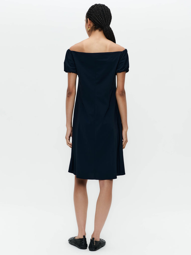 Goldie dress technical jersey | Blue