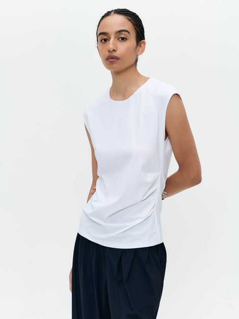 Stevie top technical jersey | White