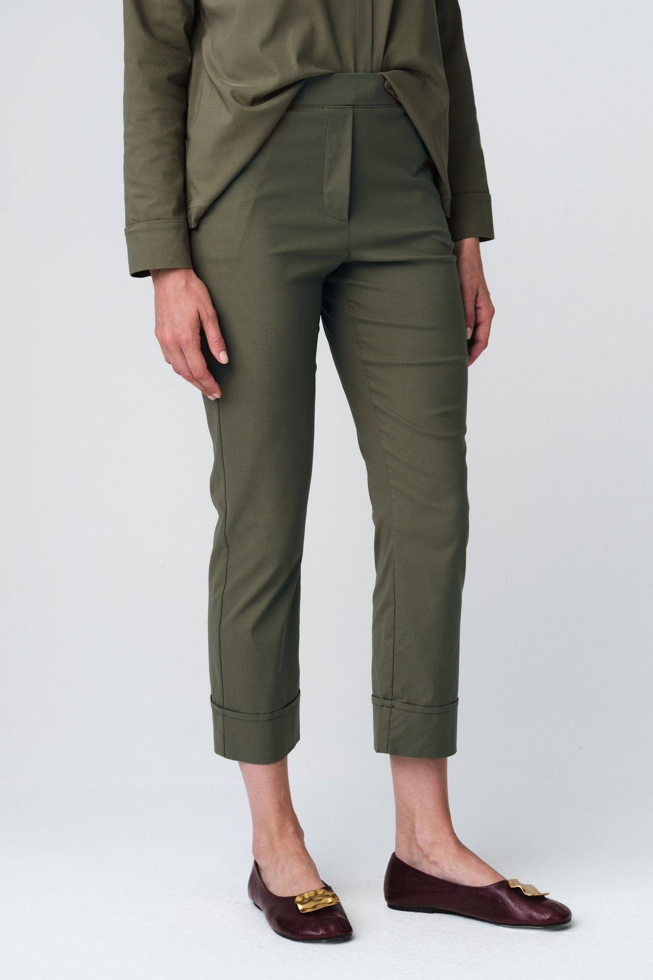 Biagio bengalina pants Biagio bengalina pants | Army