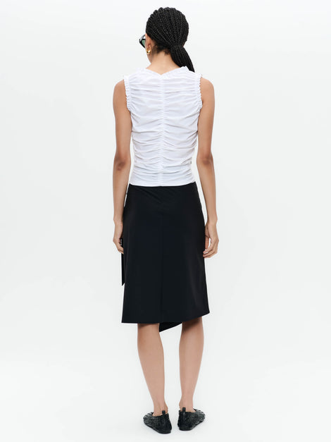 Romana top technical jersey | White