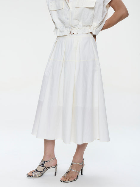 Rini poplin skirt | Off White