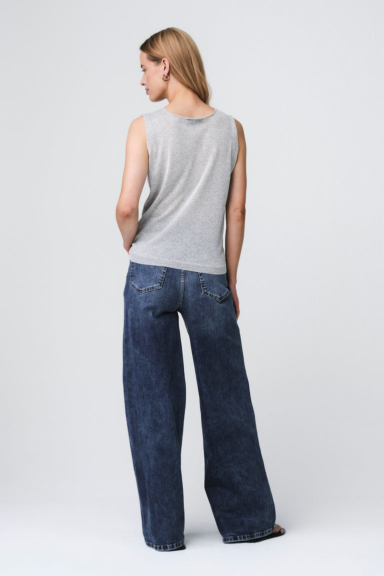 Fine Viscose Top 26061 | Silver