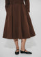 Amara polon shirt dress | Dark Brown