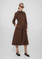 Amara polon shirt dress | Dark Brown