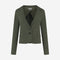 Atina Blazer Technical Jersey | Army green