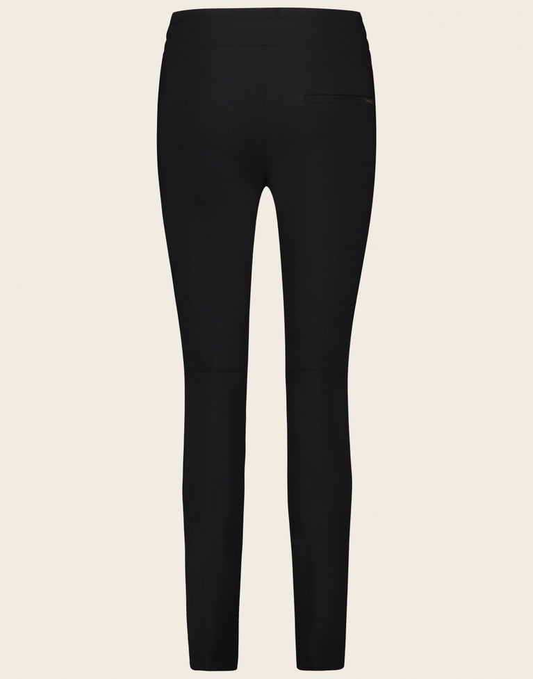 Pantalone Emma gamba dritta fit Jersey tecnico | Nero
