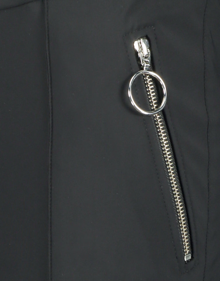 Pantaloni Emma-gamba dritta vestibilità Maglia tecnica | Grigio Notte