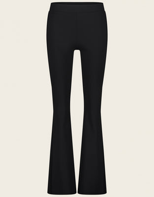 Pantaloni Eliya easy wear flair Maglia tecnica | Nero