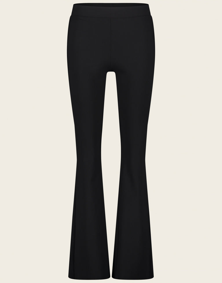 Pantaloni Eliya easy wear flair Maglia tecnica | Nero