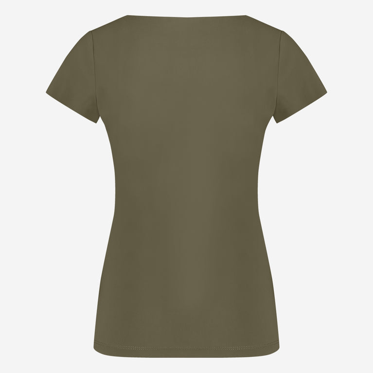 T-shirt Sara easy wear Maglia Tecnica | Esercito