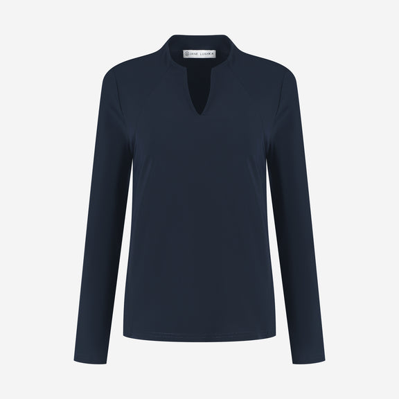 Andrea top LS technical jersey | Blue