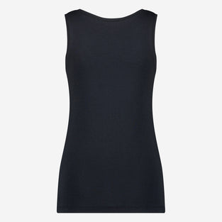 Top strappato facile da indossare Cotone organico | Blu