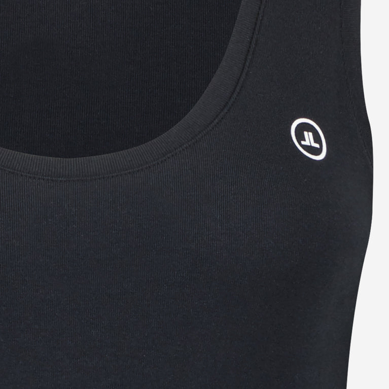 Top strappato facile da indossare Cotone organico | Blu