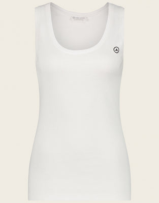 Top strappato facile da indossare Cotone organico | Ecru